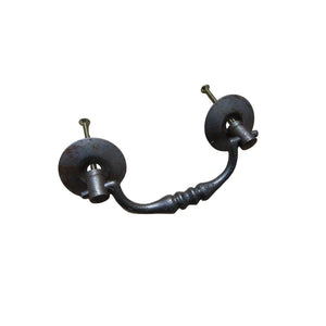 Steel Drop Chest Swing Handle Antique Iron.