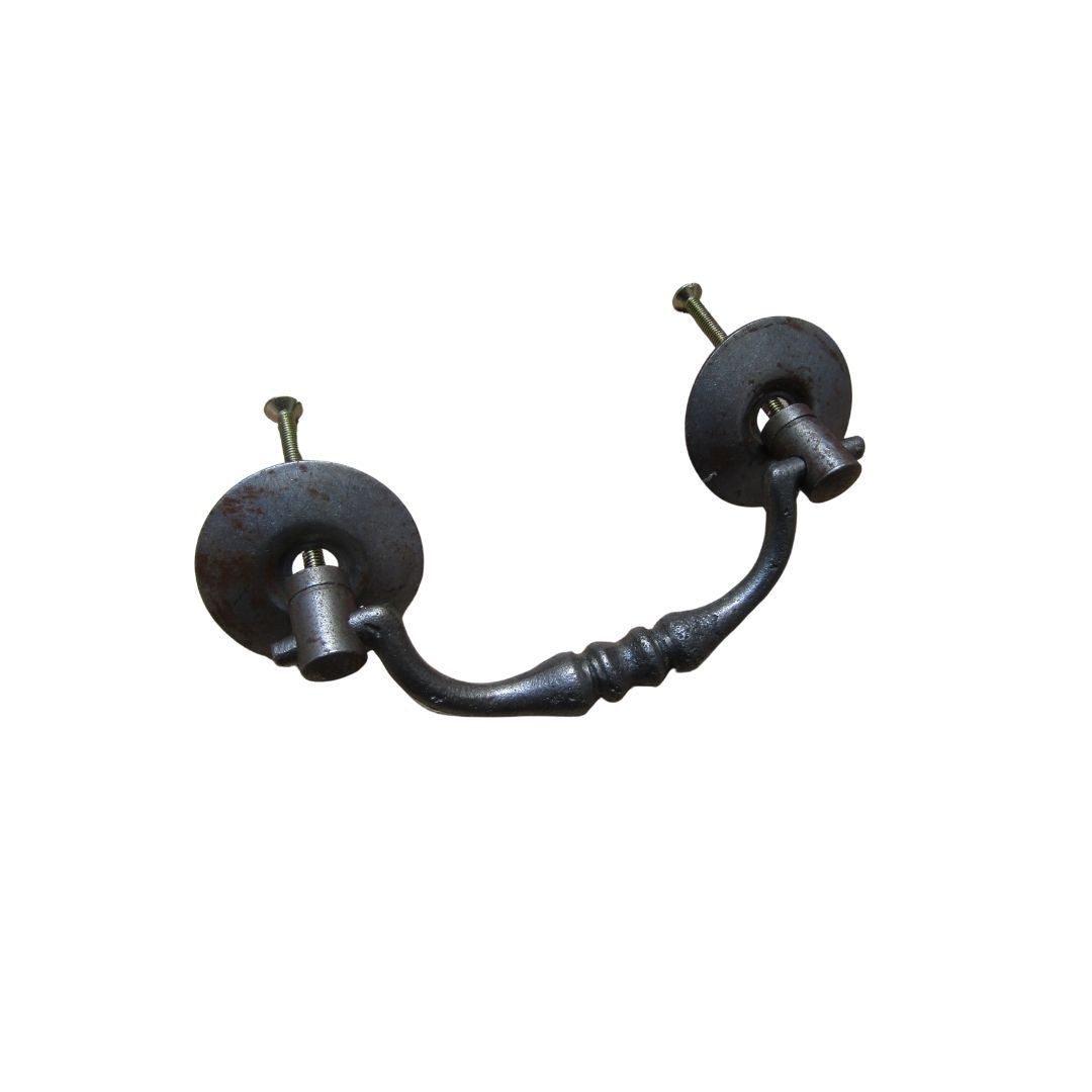 Steel Drop Chest Swing Handle Antique Iron.