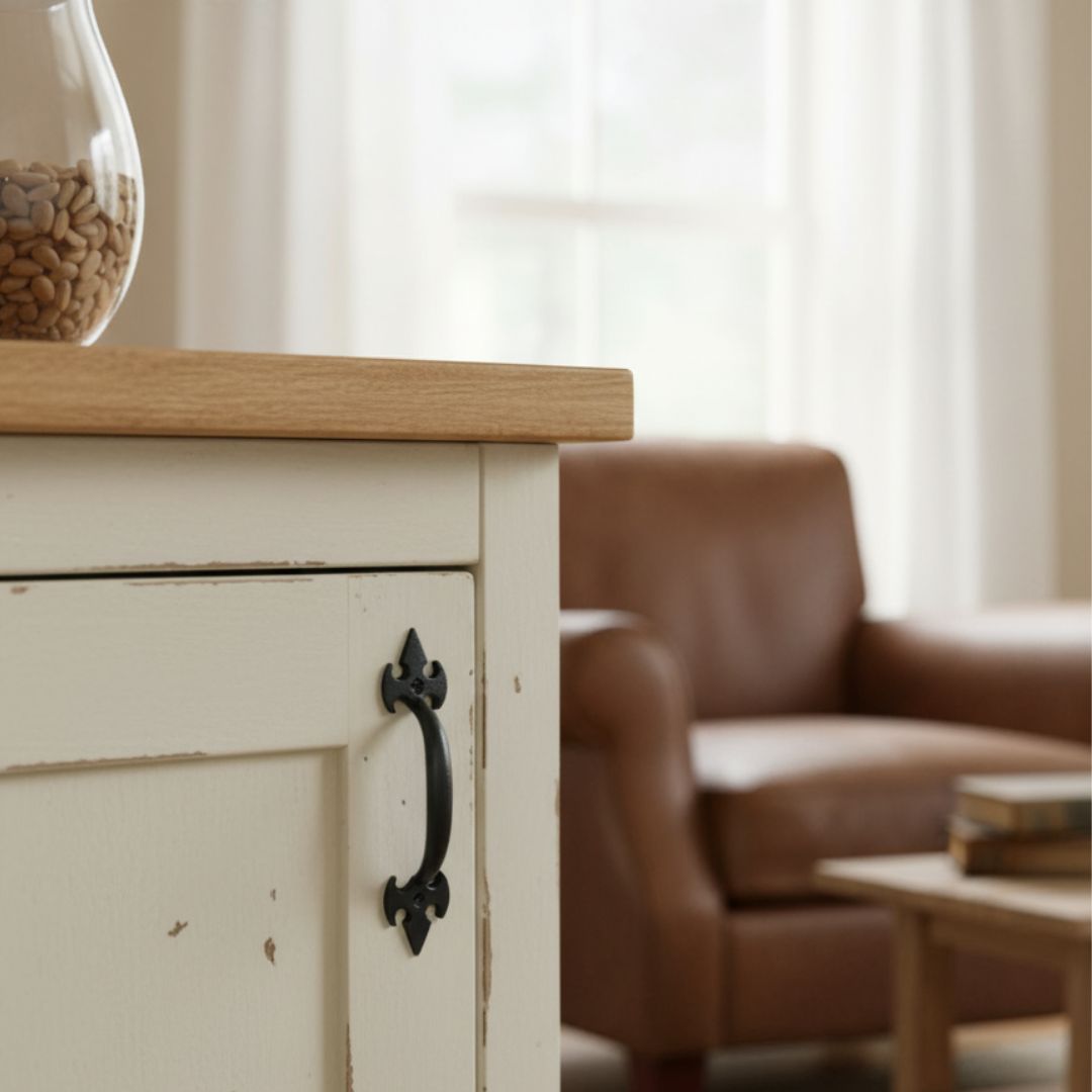 6.5'' Black Antique Gothic Pull Handle