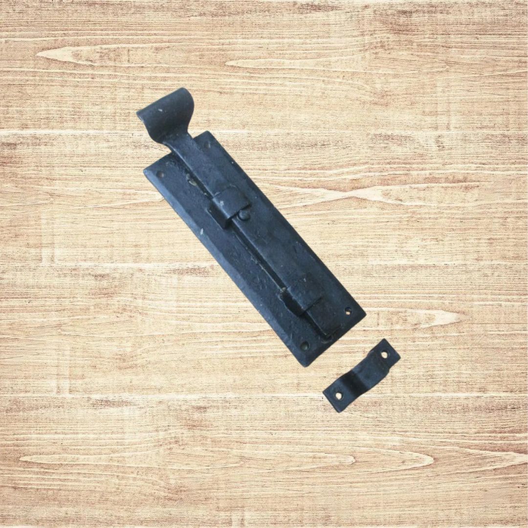 6'' Handforged Fishtail Slide Black Wax