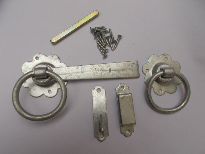 Ring Latch 6inch Galvanised Steel.