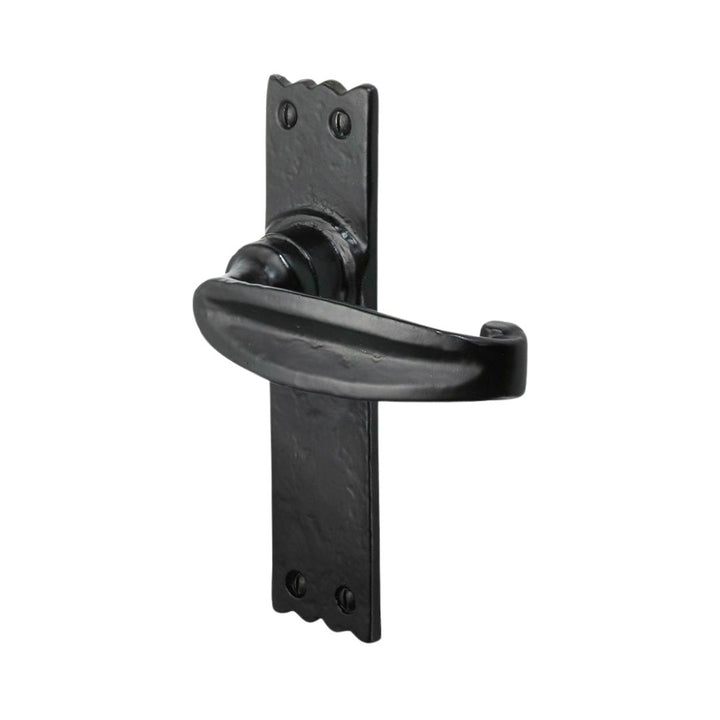 Pair Of Tewkesbury Lever Latch Handles Black Antique.