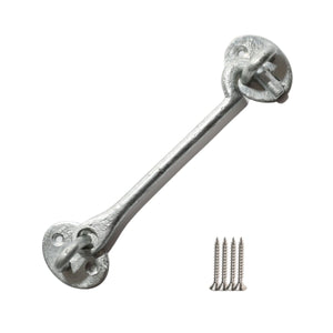 6inch Plain Cast Iron Cabin Hook Galvanised.
