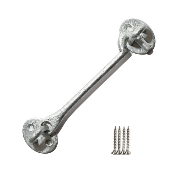 6inch Plain Cast Iron Cabin Hook Galvanised.