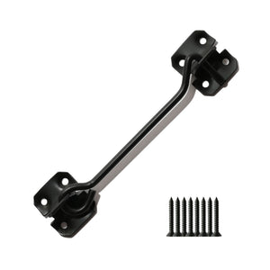 6inch Steel Wire Cabin Hook Catch Black.