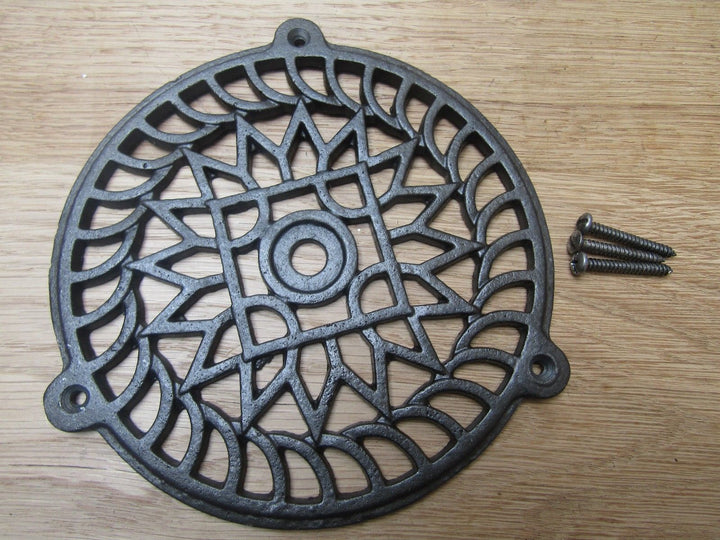 6inch Circle Round Cover Antique Iron.