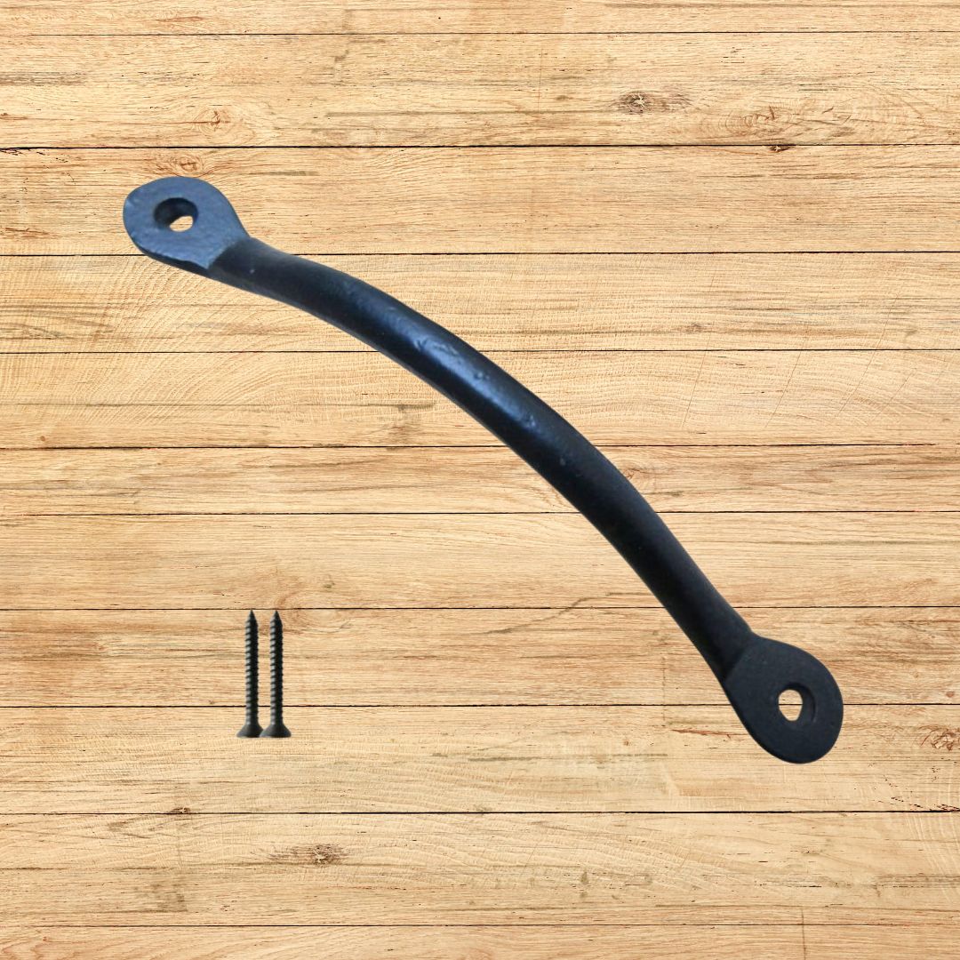 7'' Penny Bow Cabinet Pull Handle Black Antique