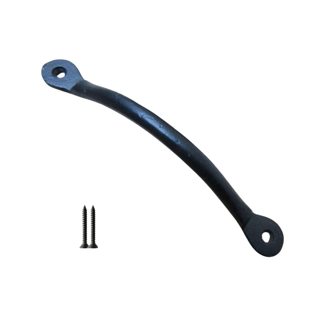 7'' Penny Bow Cabinet Pull Handle Black Antique