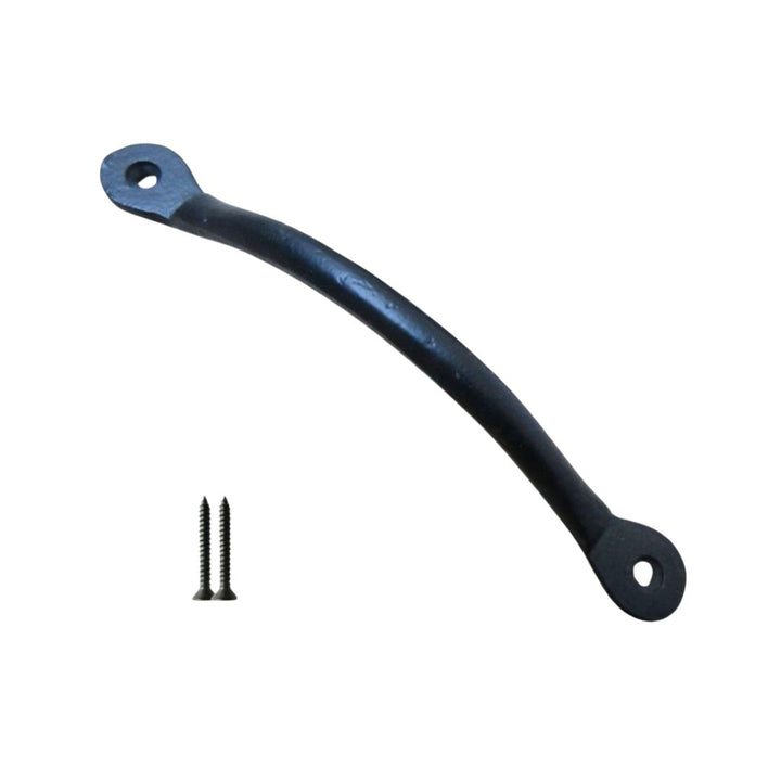 7'' Penny Bow Cabinet Pull Handle Black Antique