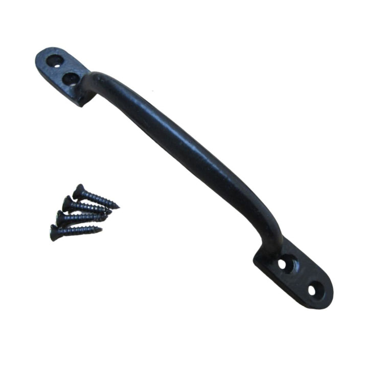 Sash Cabinet Pull Handle Black Antique 7inch.