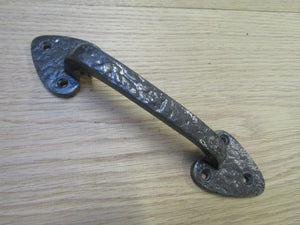 8inch Leaf Spear Door Pull Handle Antique Iron.