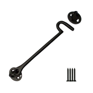 8inch Plain Cast Iron Cabin Hook Black Antique.