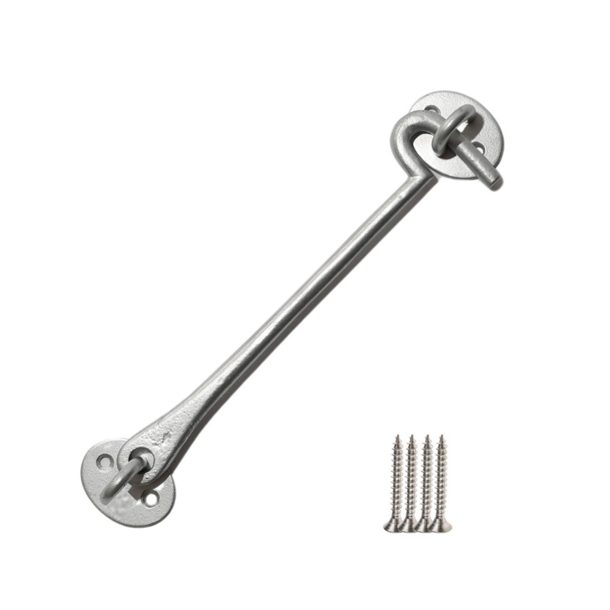 8inch Plain Cast Iron Cabin Hook Galvanised.