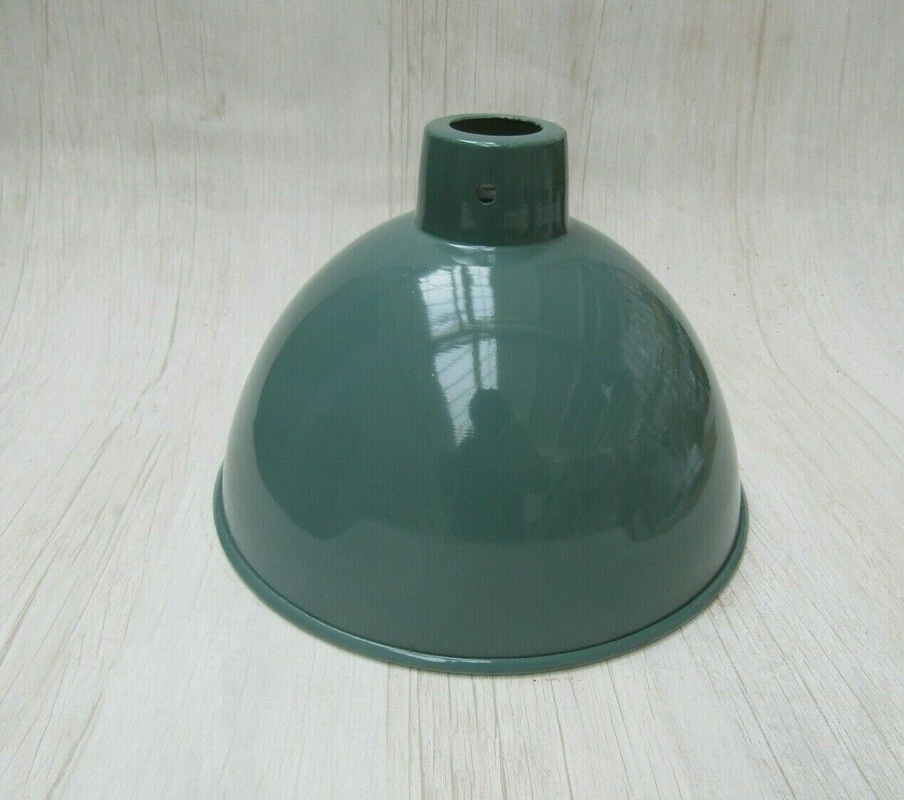 Retro Light shade 10inch Dome French Grey.