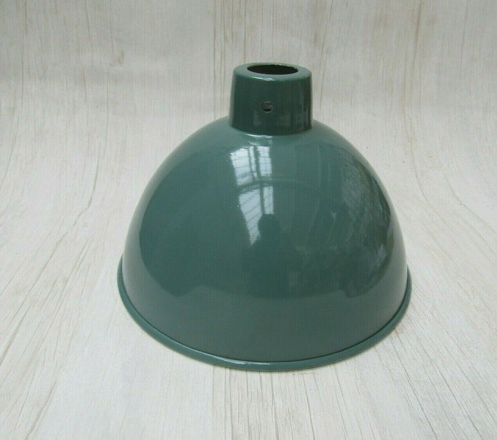 Retro Light shade 10inch Dome French Grey.