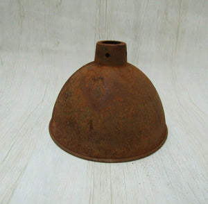 Retro Light shade 8inch Dome Rust.