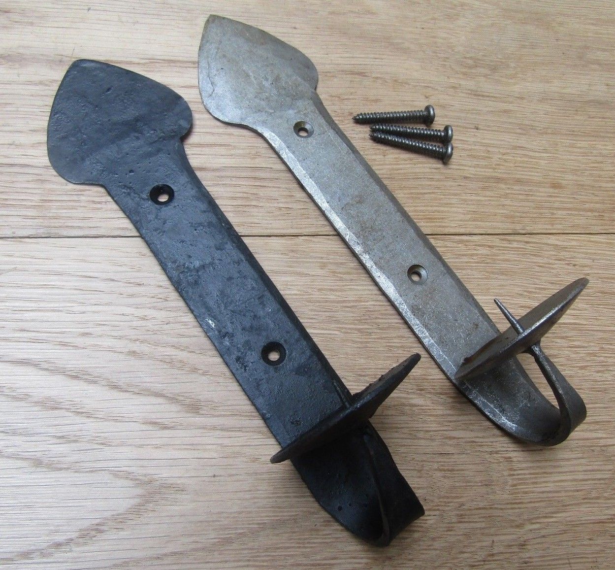 Hand forged Candle Holder Antique Iron Gothic 8inch.