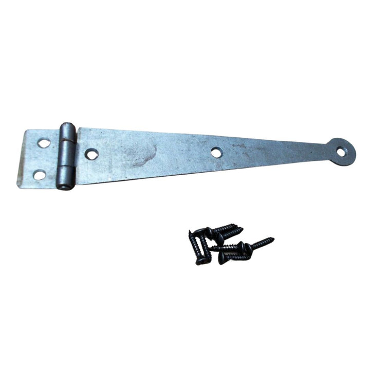 Penny End Strap Hinge antique iron.