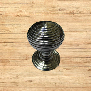 Beehive Reeded Cupboard Knob Polished Chrome
