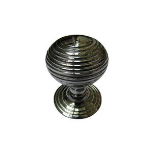 Beehive Reeded Cupboard Knob Polished Chrome
