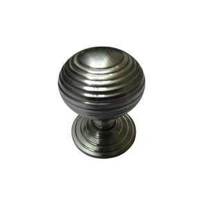 Beehive Reeded Cupboard Knob Satin Chrome
