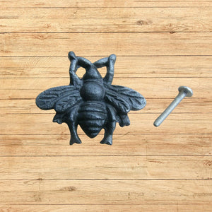 Bumble Bee Cabinet Knob 40mm Antique Iron Finish