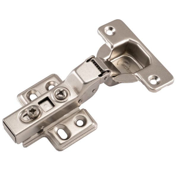 Clip-On Cabinet Hinge 105° Soft Close Half Overlay – Concealed Door Hinge (Pack of 2)