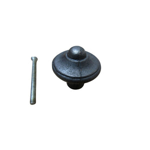 Decorative Dome Cabinet Knob Antique Iron 30mm
