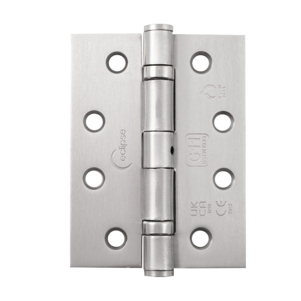 Fire Rated Ball Bearing Door Hinge 102x76x2.7mm Antique Bronze Grade 11 Pack of 2