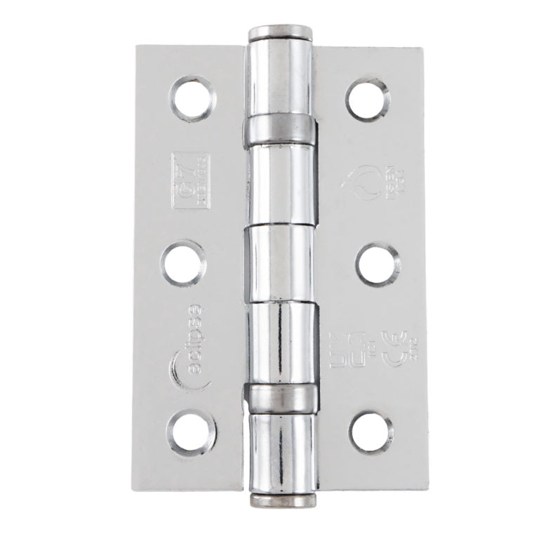 Fire Rated Ball Bearing Door Hinge 76x52mm Antique Bronze Grade 7 Mild Steel Pack of 2