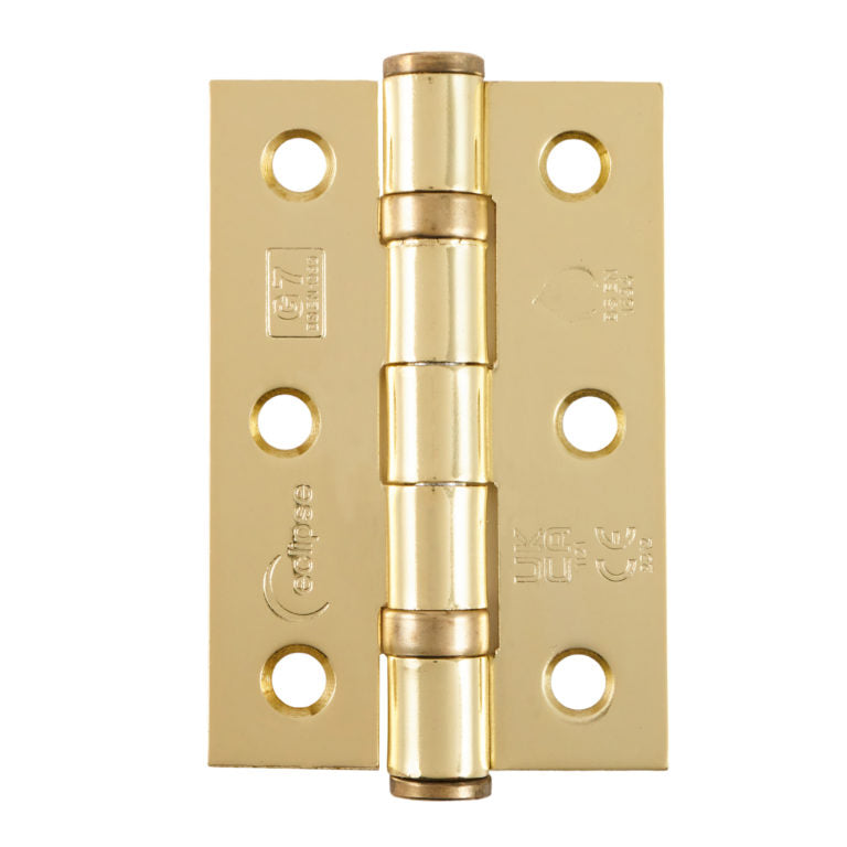 Fire Rated Ball Bearing Door Hinge 76x52mm Antique Bronze Grade 7 Mild Steel Pack of 2