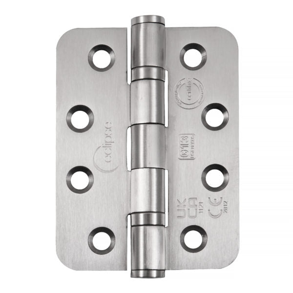 Fire Rated Radius Ball Bearing Door Hinge 102x76mm Grade 13