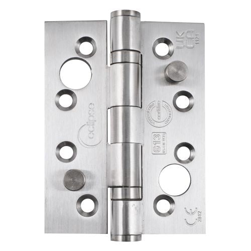 Fire Rated Security Ball Bearing Door Hinge Grade 13 Stainless Steel