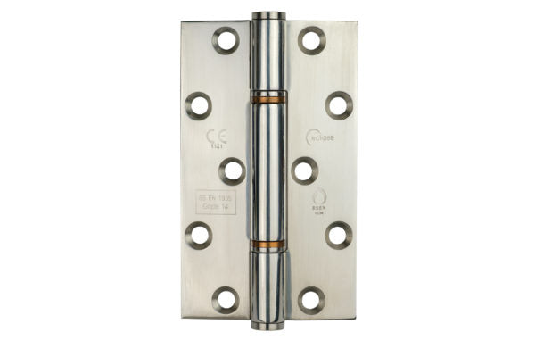 Fire Rated Thrust Bearing Door Hinge 127x76mm Grade 14 Polished Brass