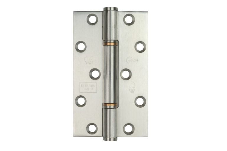 Fire Rated Thrust Bearing Door Hinge 127x76mm Grade 14 Polished Brass