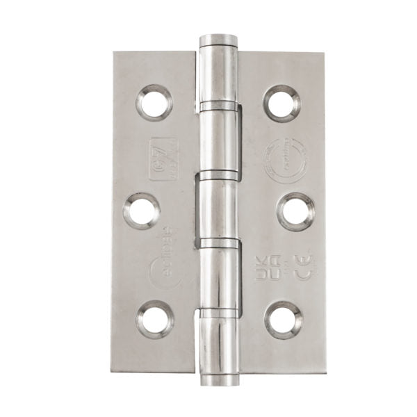 Fire Rated Washered Hinge 76x51mm Grade 7 Pack of 2