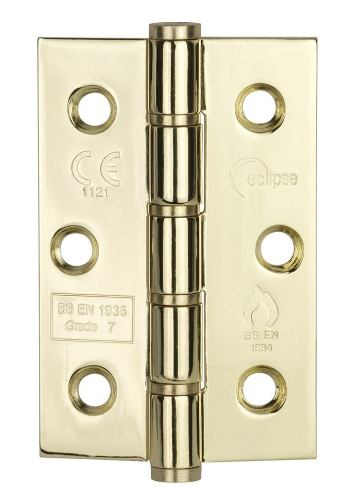 Fire Rated Washered Hinge 76x51mm Grade 7 Pack of 2