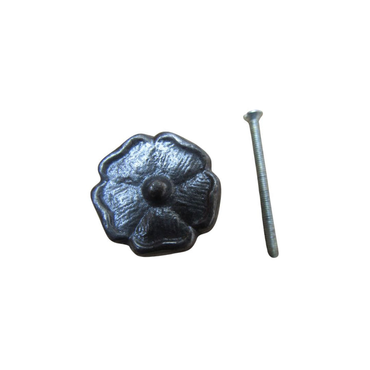 Flower Cupboard Knob 30mm
