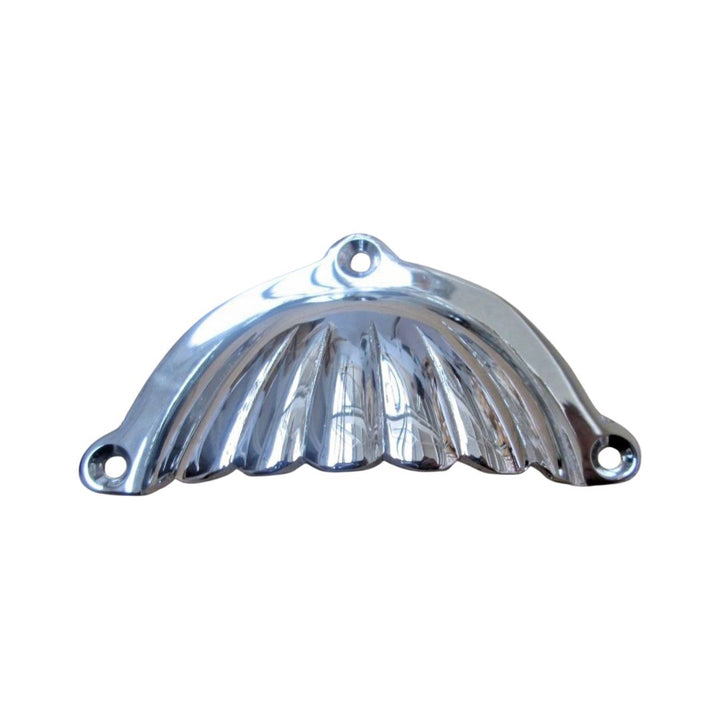 Fluted With Lugs Cup Pull Handle Polished Chrome
