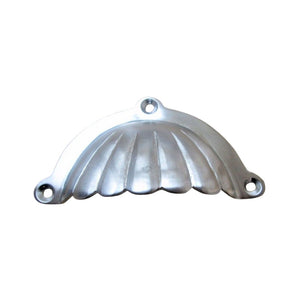 Fluted With Lugs Cup Pull Handle Satin Chrome

