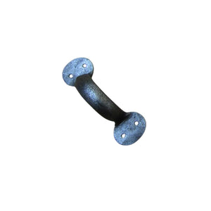 Penny End Cabinet Pull Handle Handforged 4" Antique Iron