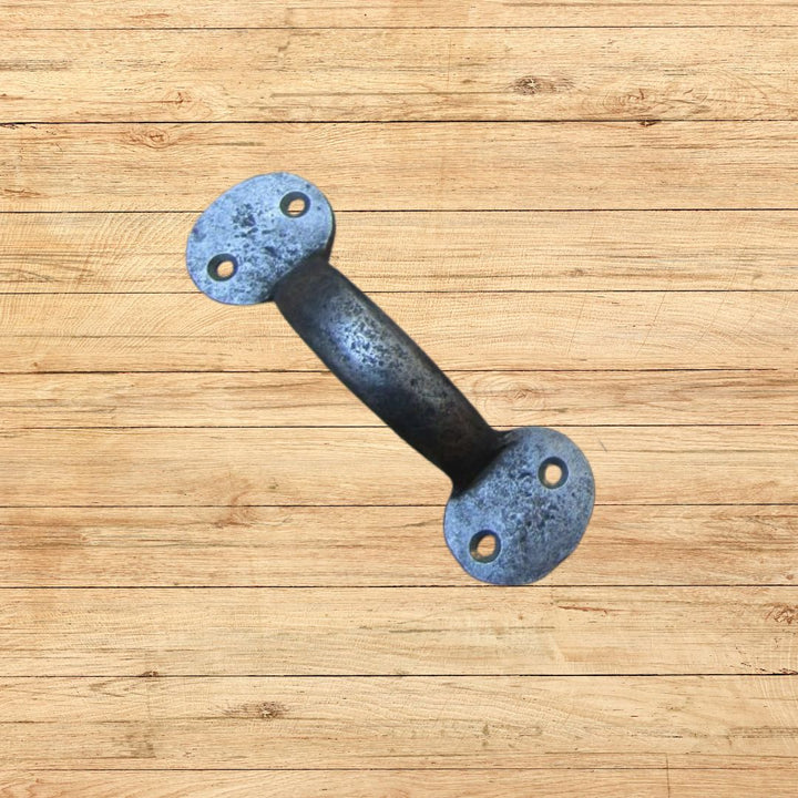 Penny End Cabinet Pull Handle Handforged 5" Antique Iron