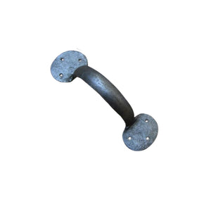 Penny End Cabinet Pull Handle 6" Antique Iron