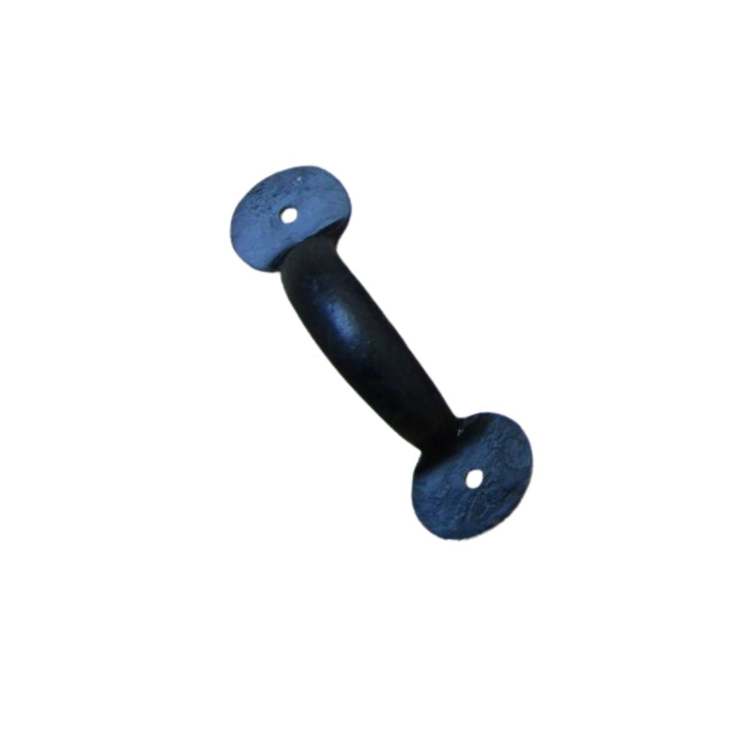 Penny End Cabinet Pull Handle 4" Black Wax Finish