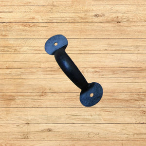 Penny End Cabinet Pull Handle 4" Black Wax Finish