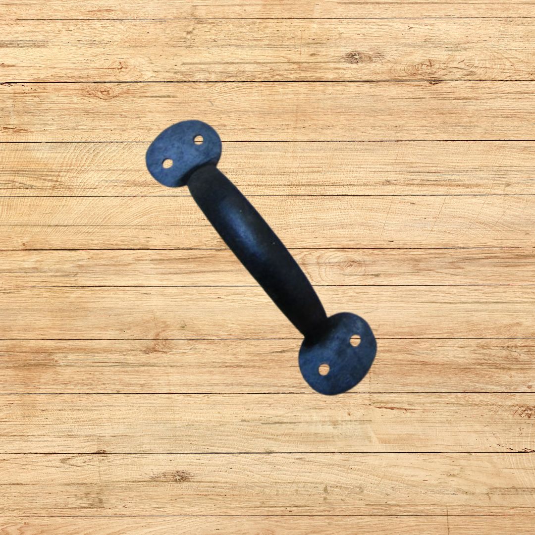 Penny End Cabinet Pull Handle 5" Black Wax Finish