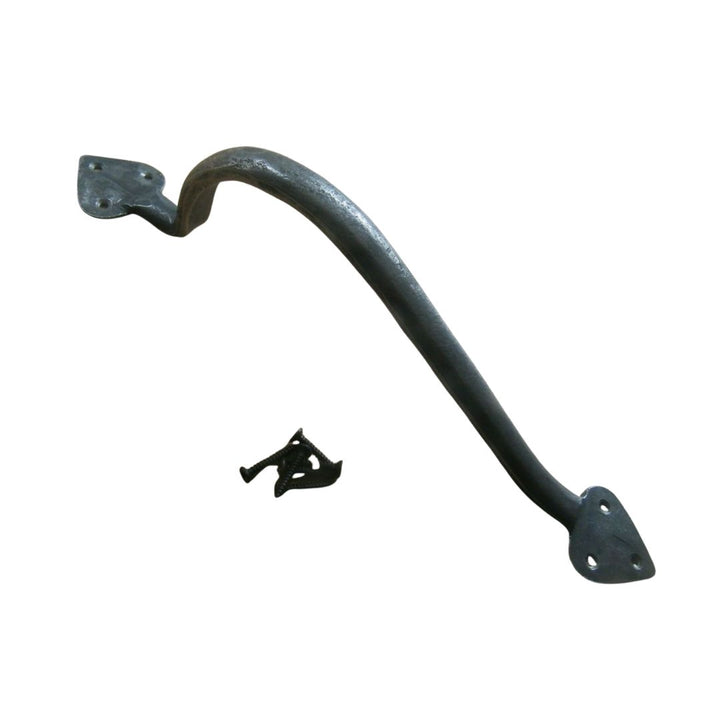 Handforged Wiltshire Pull Handle Antique Iron Large 335mm