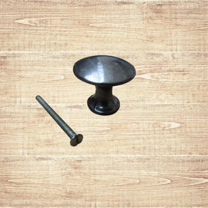 Kettle Cabinet Knob Antique Iron 38mm
