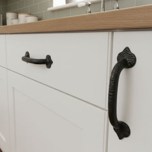 Large Rear Fix Hammered Pull Handle 