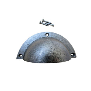 Cup Pull Handle Antique Iron Large Victorian Style